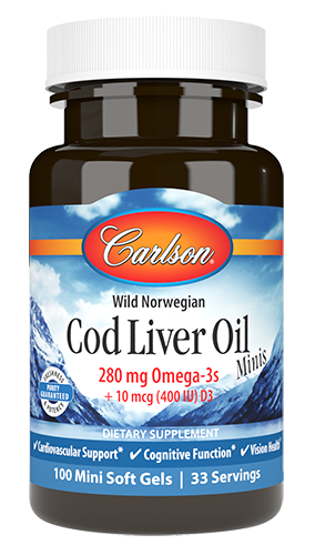 Cod Liver Oil Minis 100 Softgels