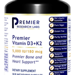 Premier Vitamin D3+K2 30 Capsules