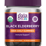 GaiaKids Black Elderberry Kids Daily Gummies 40 Gummies