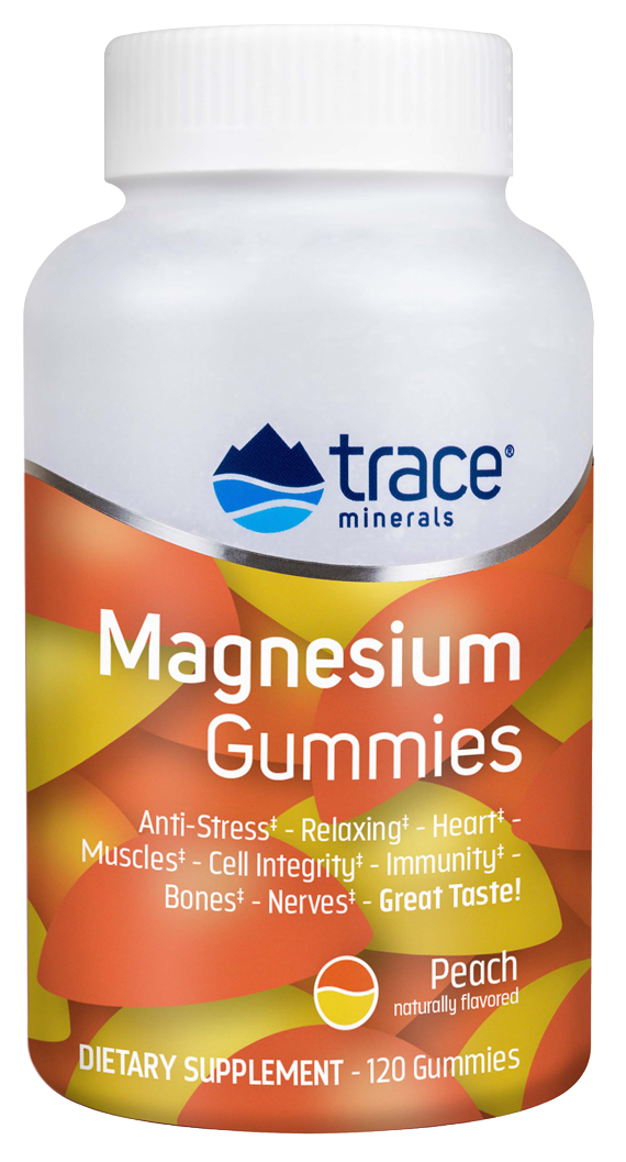 Magnesium Gummies Peach 120 Gummies