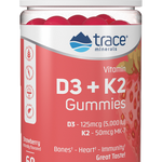 Vitamin D3+K2 Gummies Strawberry 60 Gummies