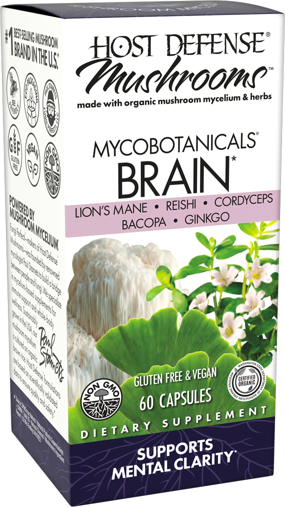 MycoBotanicals® Brain* 60 Capsules