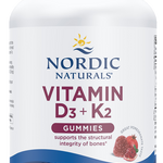 Vitamin D3+K2 Gummies Pomegranate 60 Gummies