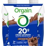 Clean Protein Grass Fed Protein Shake Creamy Chocolate Fudge 4 Pack