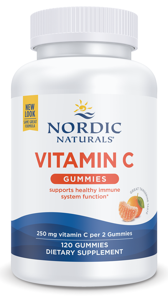 Vitamin C Gummies Tart Tangerine 120 Gummies