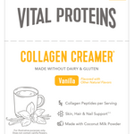 Collagen Creamer Vanilla 14 Servings