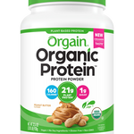 Organic Protein Powder Plant Based Peanut Butter 20 Servings