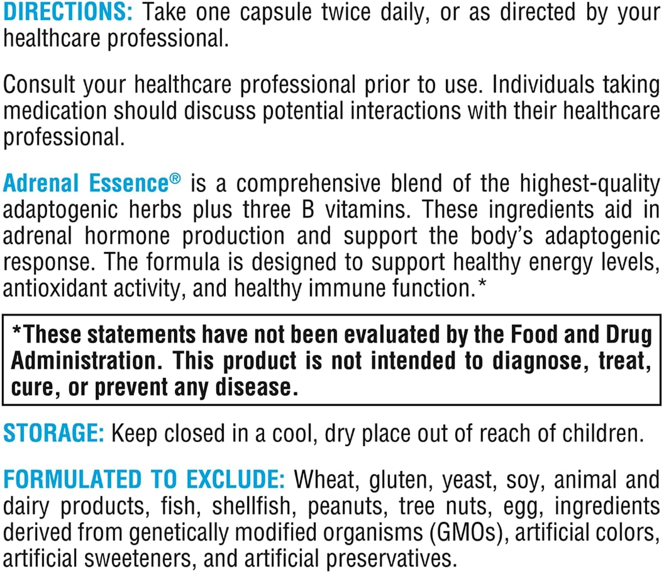 Adrenal Essence® 120 Capsules