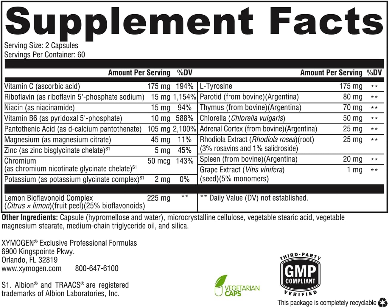 Adrenal Manager™ 120 Capsules