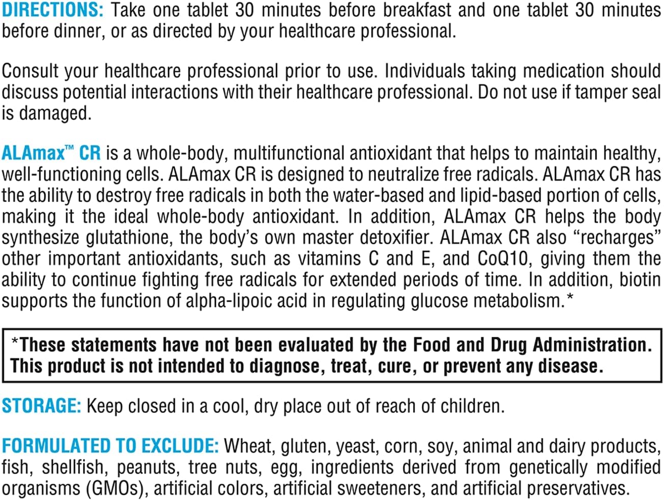 ALAmax™ CR 120 Tablets