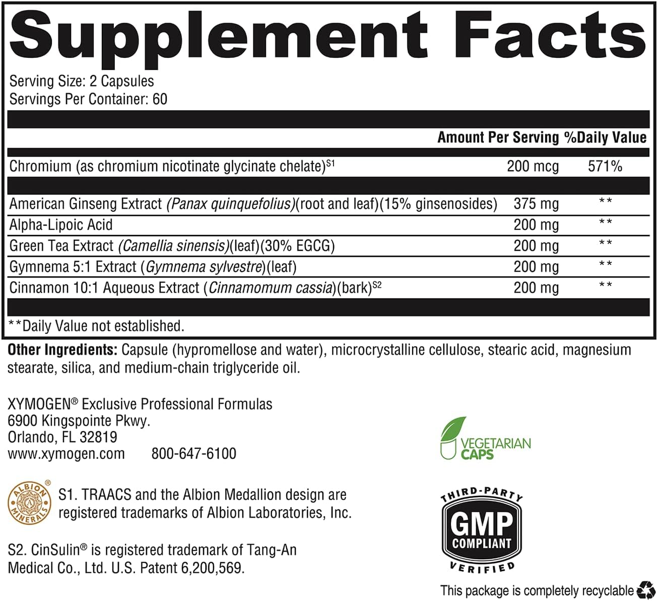 CinnDromeX™ 120 Capsules