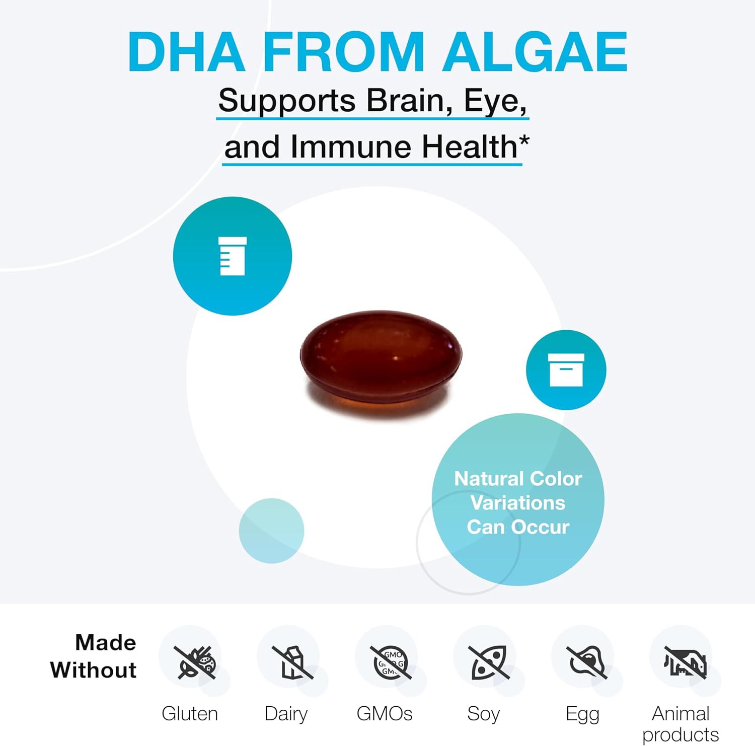 DHA from Algae 60 Softgels