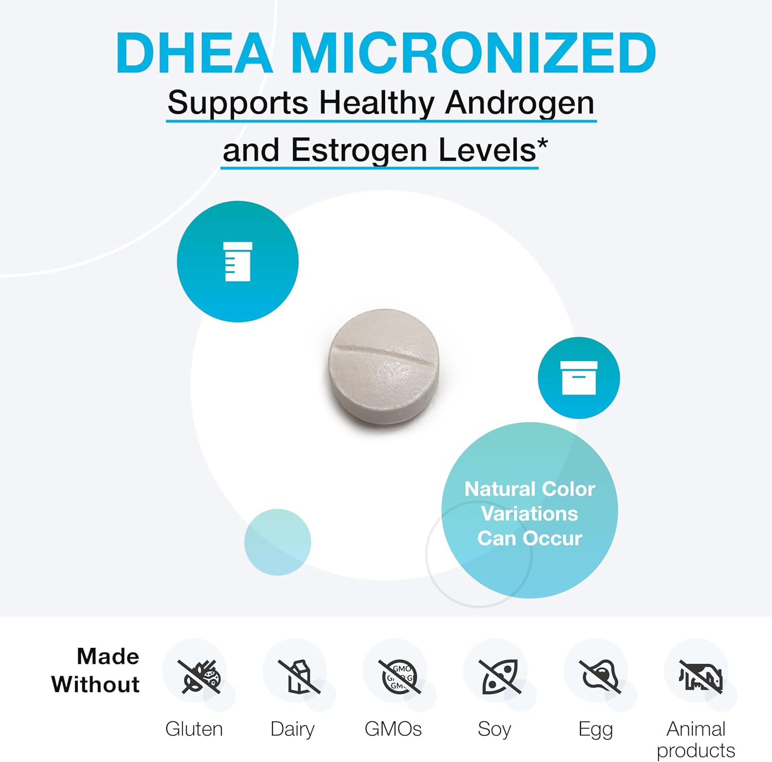 DHEA Micronized 10mg 60 Tablets