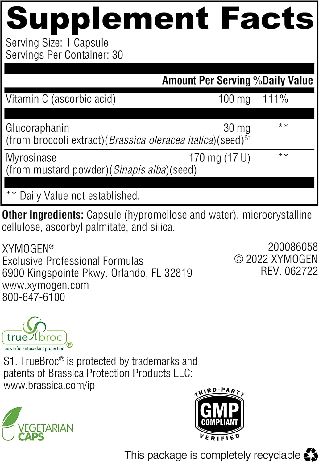 OncoPLEX™ Plus Myrosinase 30 Capsules