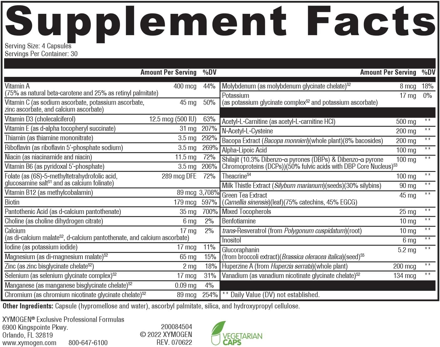 ActivNutrients® Performance 120 Capsules