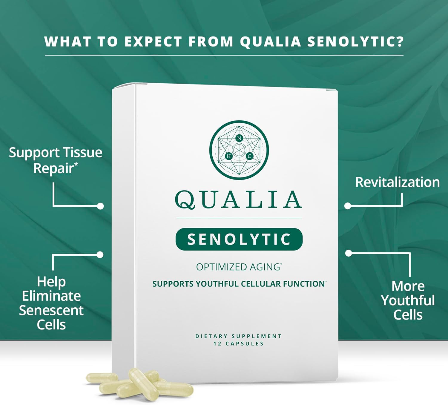 Qualia Senolytic 12 Capsules