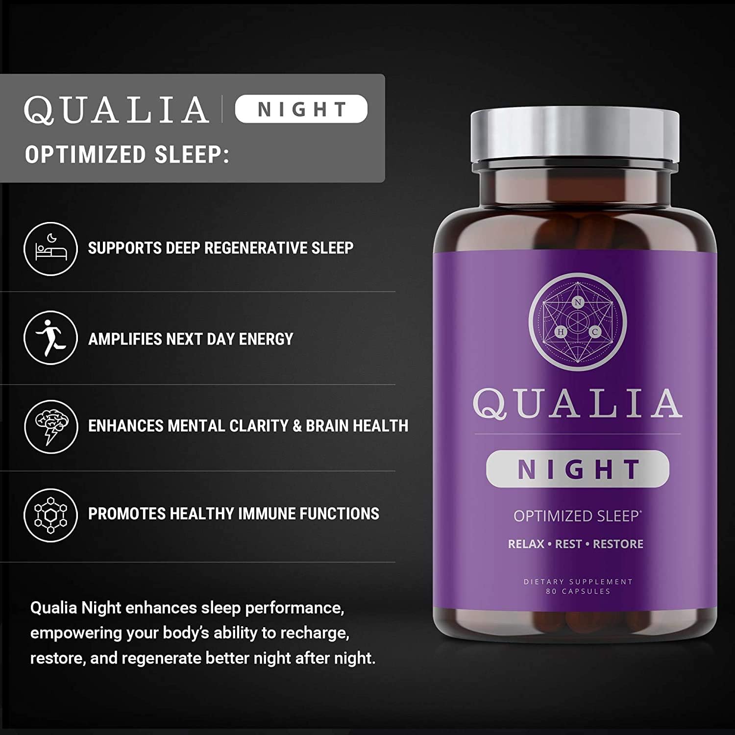 Qualia Night 60 Capsules